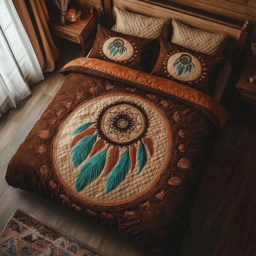 Dreamcatcher Native American WX2402015CL Quilted Bedding Set