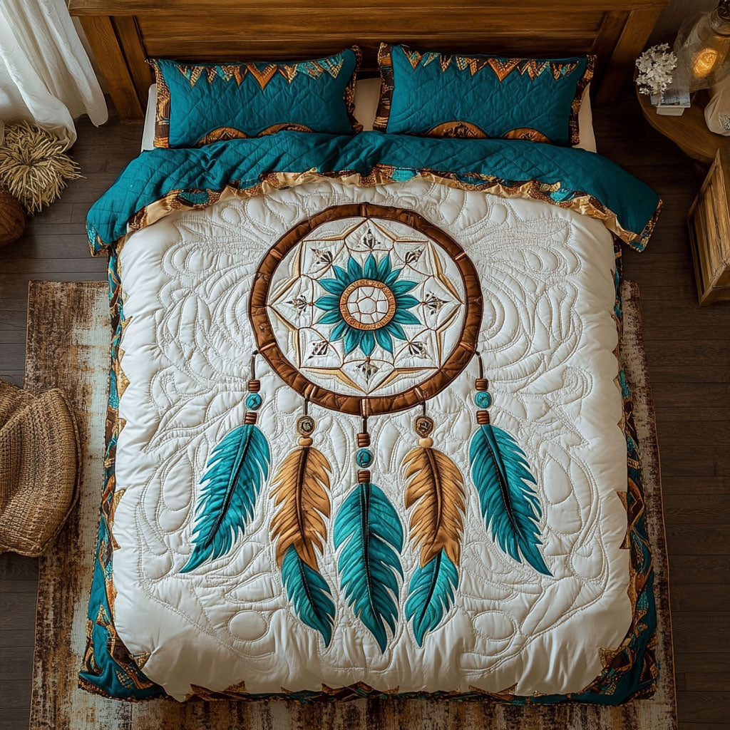 Dreamcatcher WX1302451CL Quilted Bedding Set