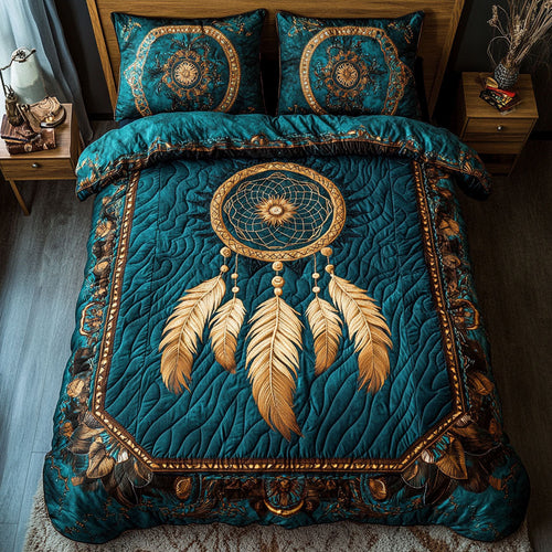Dreamcatcher WX2402012CL Quilted Bedding Set