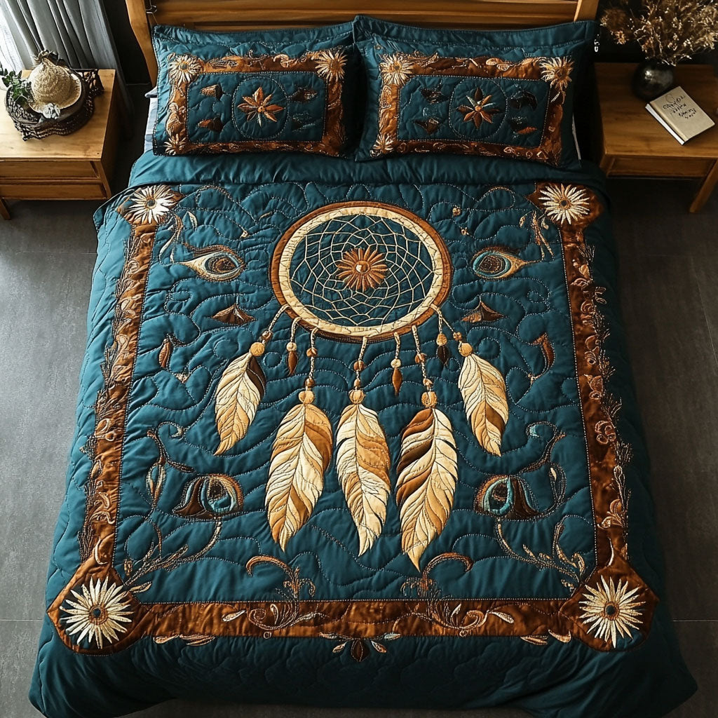 Dreamcatcher WX2402017CL Quilted Bedding Set
