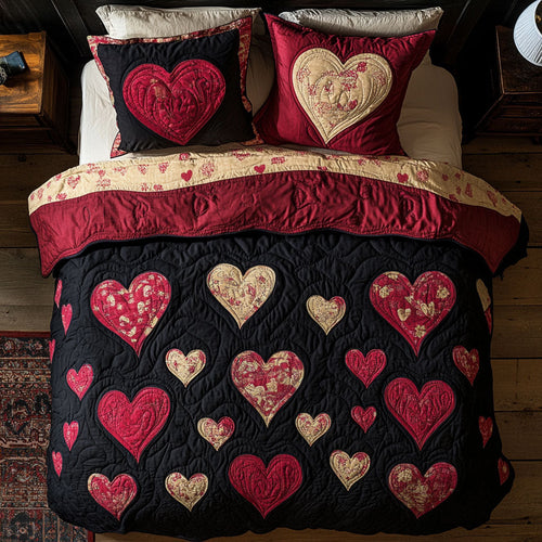 Heart Valentine WX1302462CL Quilted Bedding Set