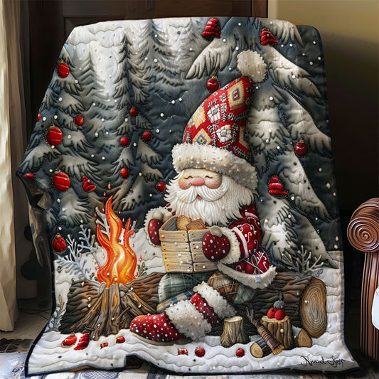 Gnomes By The Fire WO2908032CL Quilt Blanket