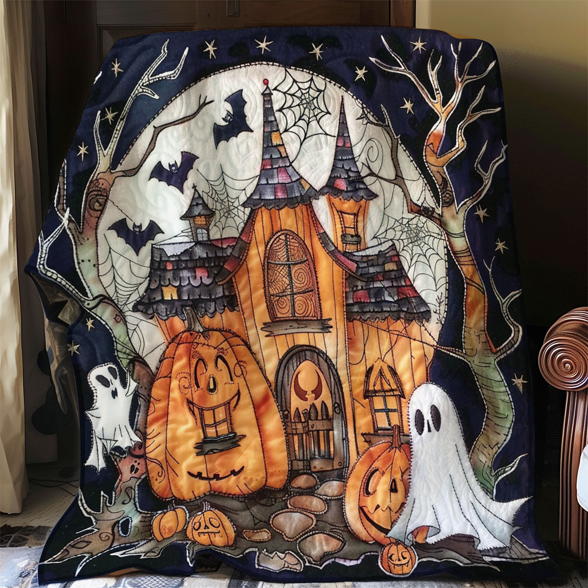 Haunted House WO1508031CL Quilt Blanket