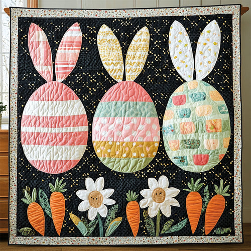 Hoppy Easter Garden WJ0703022CL Quilt Blanket