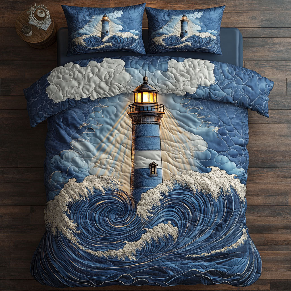 Lighthouse WX1002039CL Quilted Bedding Set