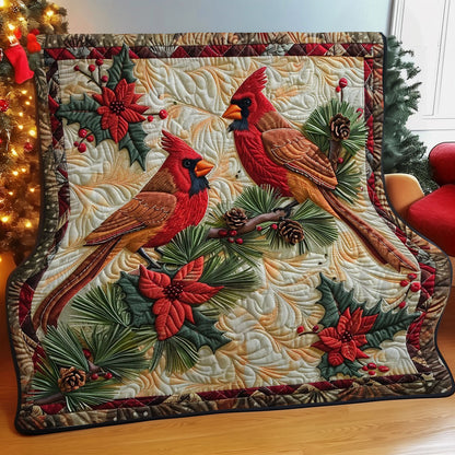 Couple Of Cardinals WM0509028CL Quilt Blanket
