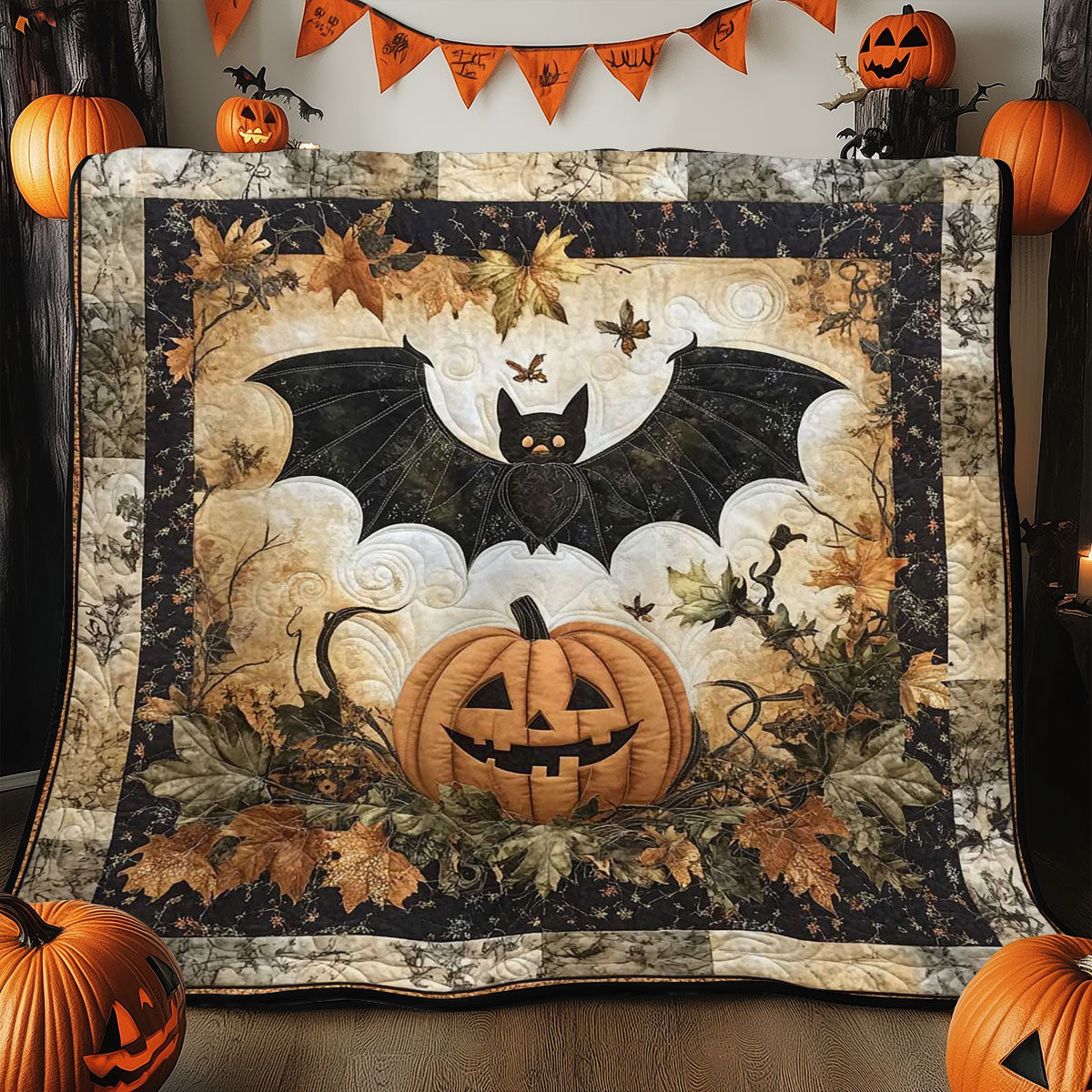 Bat's Halloween WN0308004CL Quilt Blanket