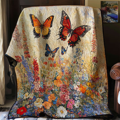 Blossom and Flutter WN0508029CL Quilt Blanket