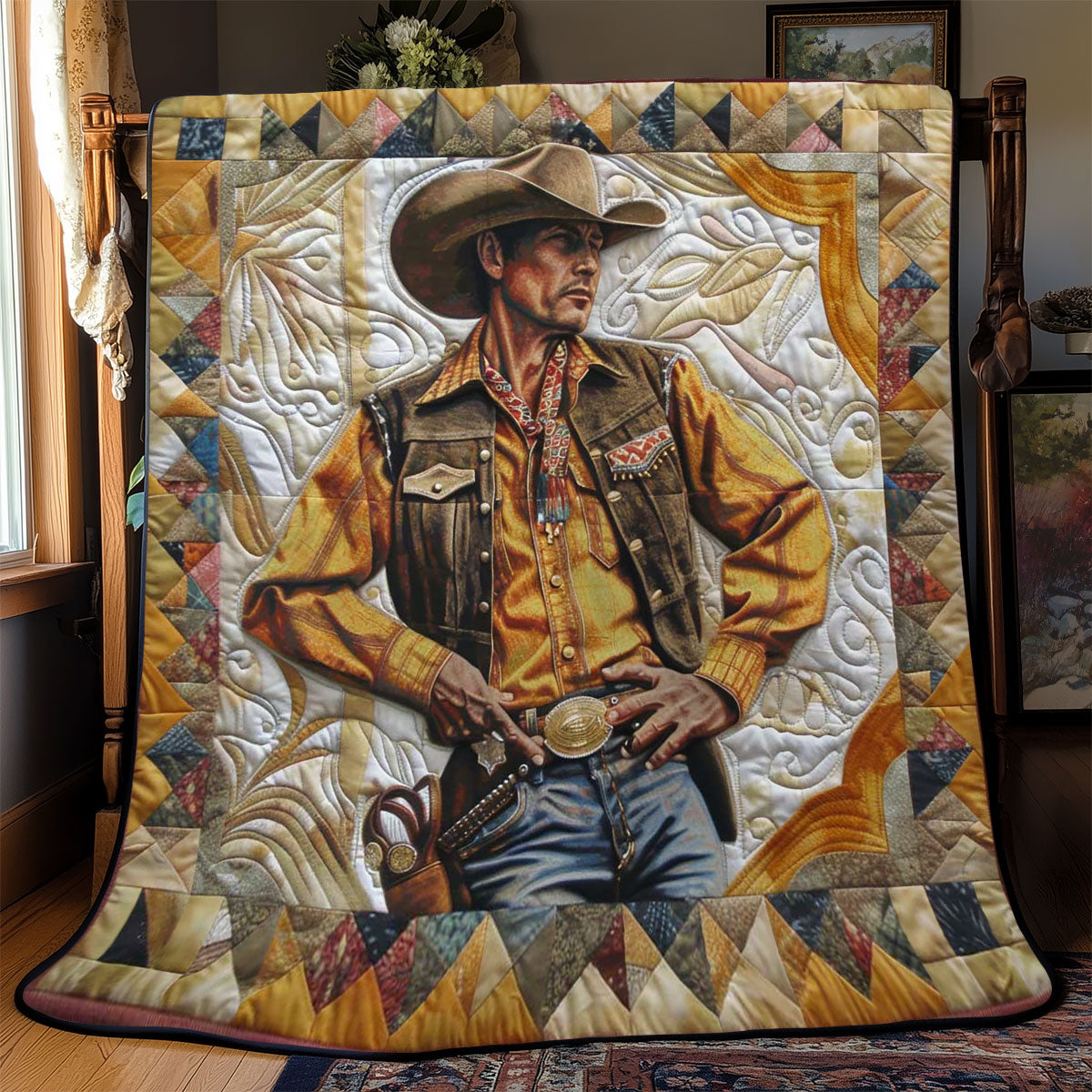 Brave Cowboy Comforter WN2108016CL Quilt Blanket