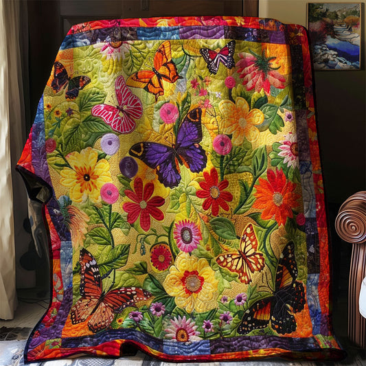 Butterfly WM1008091CL Quilt Blanket