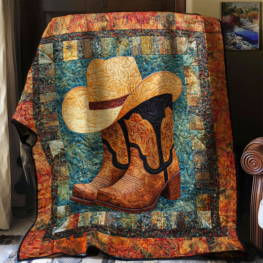 Cowboy Boots WN0208031CL Quilt Blanket