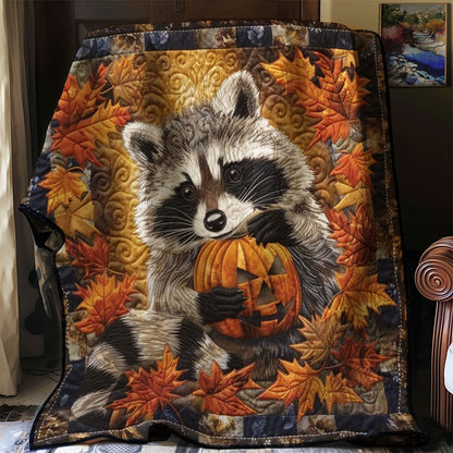 Enchanted Halloween Raccoon WN1508062CL Quilt Blanket