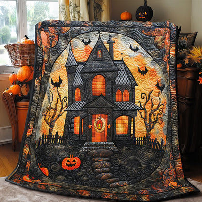 Halloween Mystical Mansion SR1508004CL Quilt Blanket