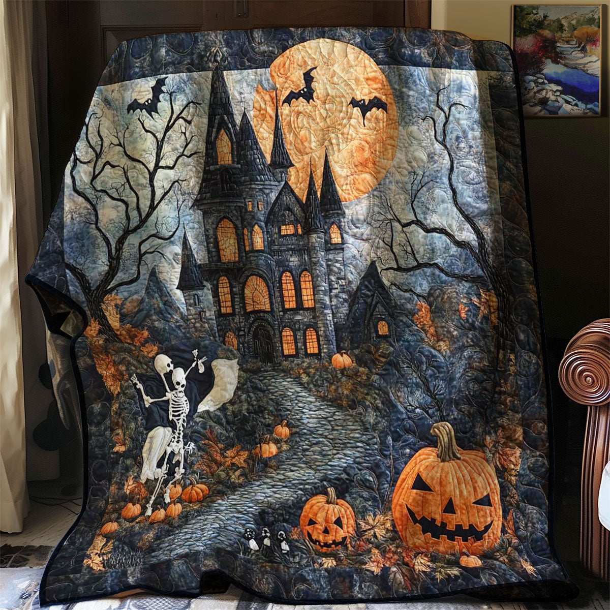 Halloween Titanic WN3107025CL Quilt Blanket