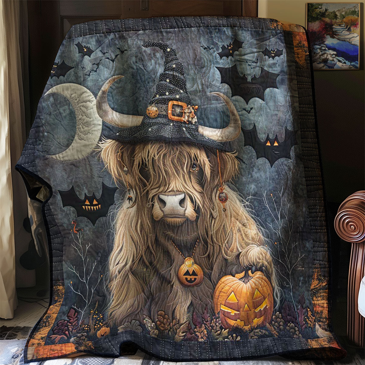 Haunted Highlander WN0908120CL Quilt Blanket
