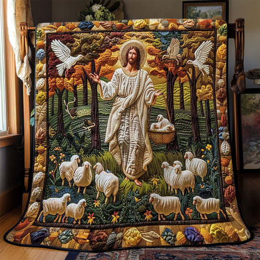 Jesus Eternal Light WN2808009CL Quilt Blanket