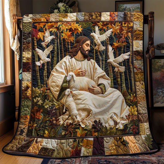 Jesus Light Of Grace WN2808015CL Quilt Blanket