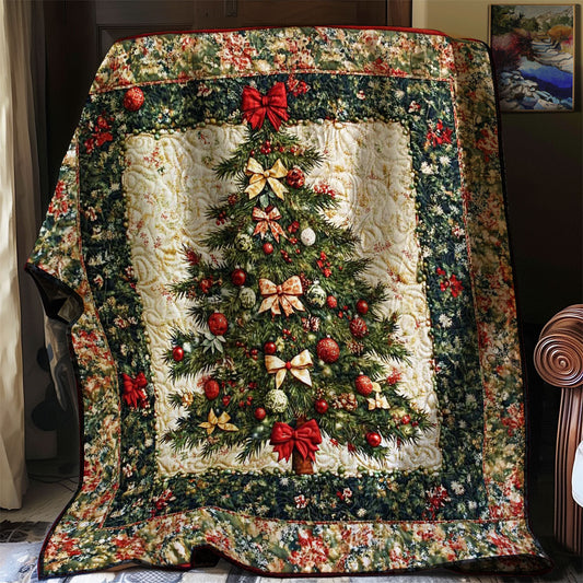 Joyful Christmas Tree WN0308024CL Quilt Blanket