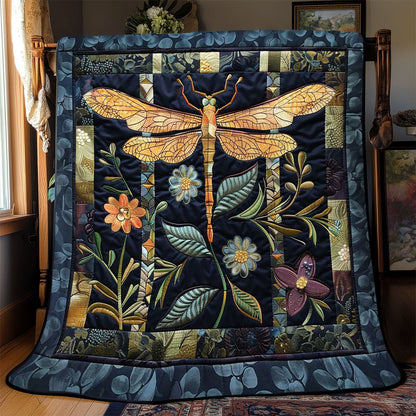 Mystical Dragonfly Dance WN2808032CL Quilt Blanket