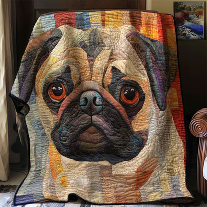 Pug Pals WN0508015CL Quilt Blanket