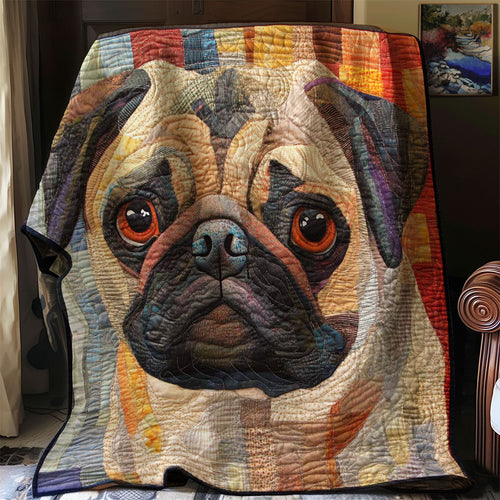 Pug Pals WN0508015CL Quilt Blanket