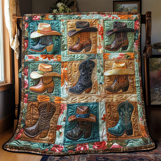 Rodeo Boots Comforter WN2108055CL Quilt Blanket