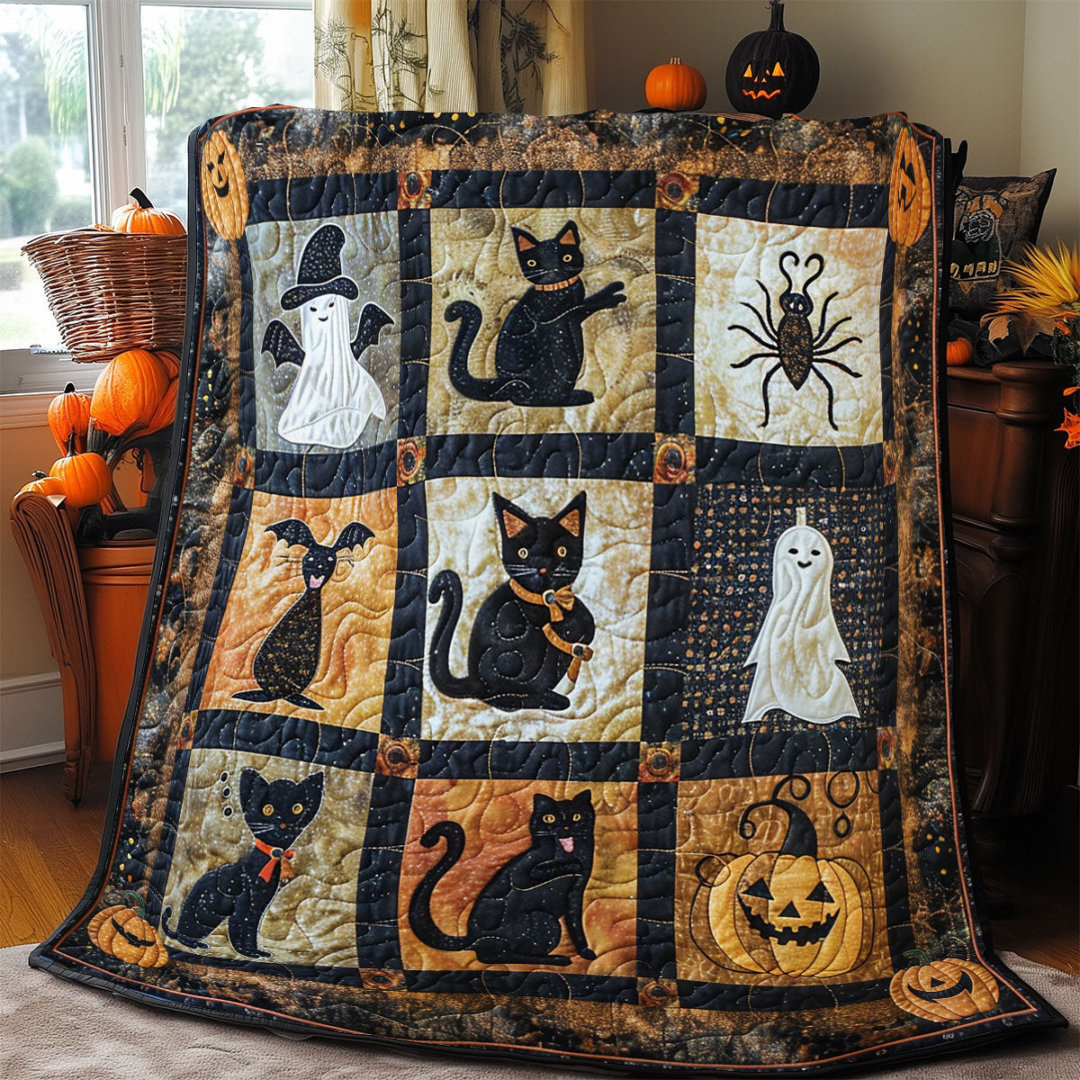 Spooky Halloween Collection SR2108034CL Quilt Blanket
