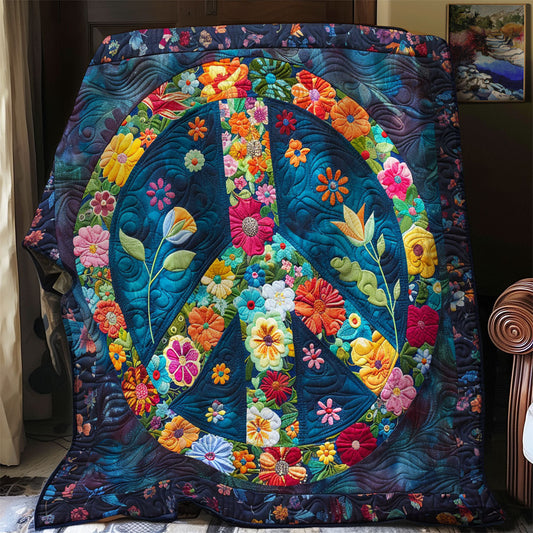 Trippy Hippie Sign SR1008031CL Quilt Blanket