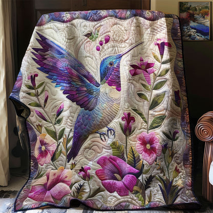 Twinkle Hummingbird WM0909014CL Quilt Blanket