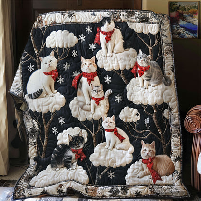 Winter Cat SR1308001CL Quilt Blanket