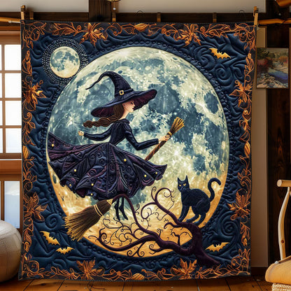 Witch's Haunted Moon WN1908084CL Quilt Blanket