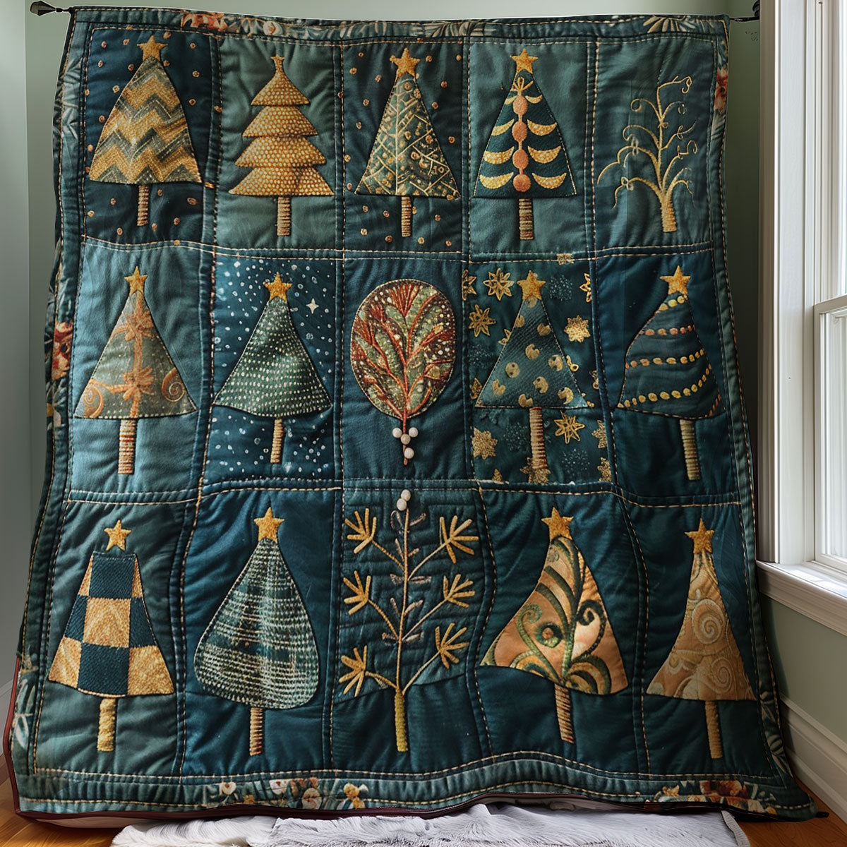 Type Of Noel Tree WM2607001CL Quilt Blanket