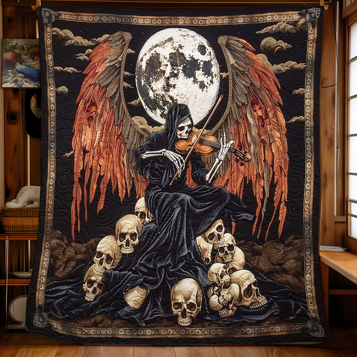 Abyssal Boneplayer WN0908088CL Quilt Blanket