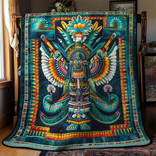 Aztec Divine Guardian WN1709059CL Quilt Blanket