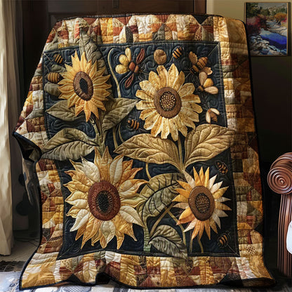 Bee Blossom Haven WN2108108CL Quilt Blanket