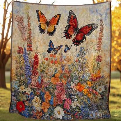 Blossom and Flutter WN0508029CL Quilt Blanket