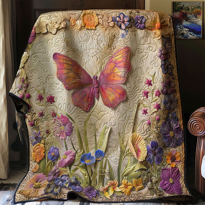 Butterfly Charm WN2108167CL Quilt Blanket