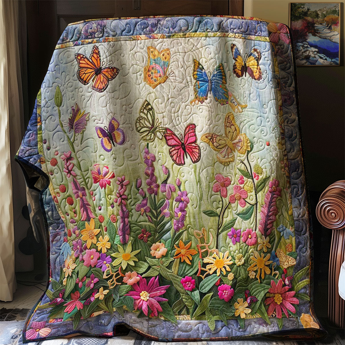 Butterfly Fantasy WN2108092CL Quilt Blanket