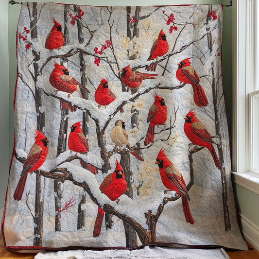 Cardinals WM1608006CL Quilt Blanket