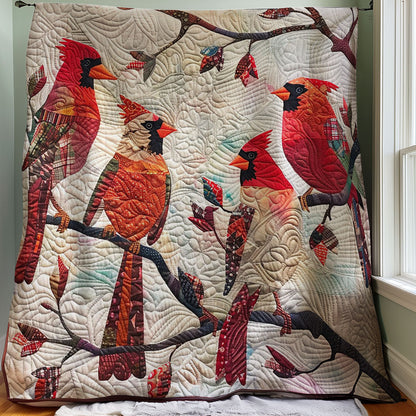 Cardinals And Friends WM1508047CL Quilt Blanket
