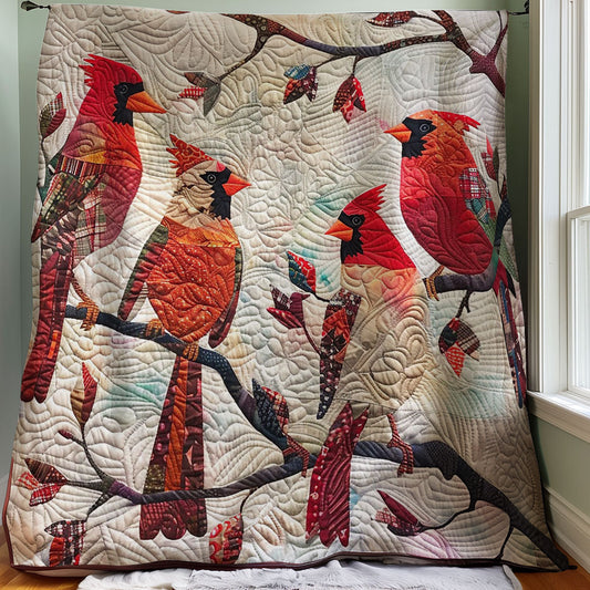 Cardinals And Friends WM1508047CL Quilt Blanket