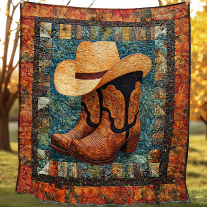 Cowboy Boots WN0208031CL Quilt Blanket