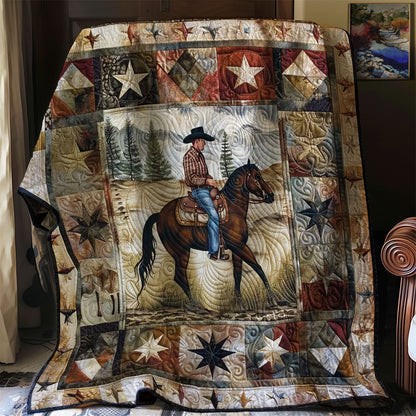 Cowboy Trail WN2108015CL Quilt Blanket