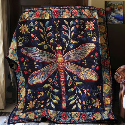 Dragonfly's Shadow WN2808027CL Quilt Blanket