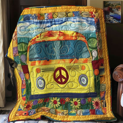 Floral Peace Van SR1408025CL Quilt Blanket