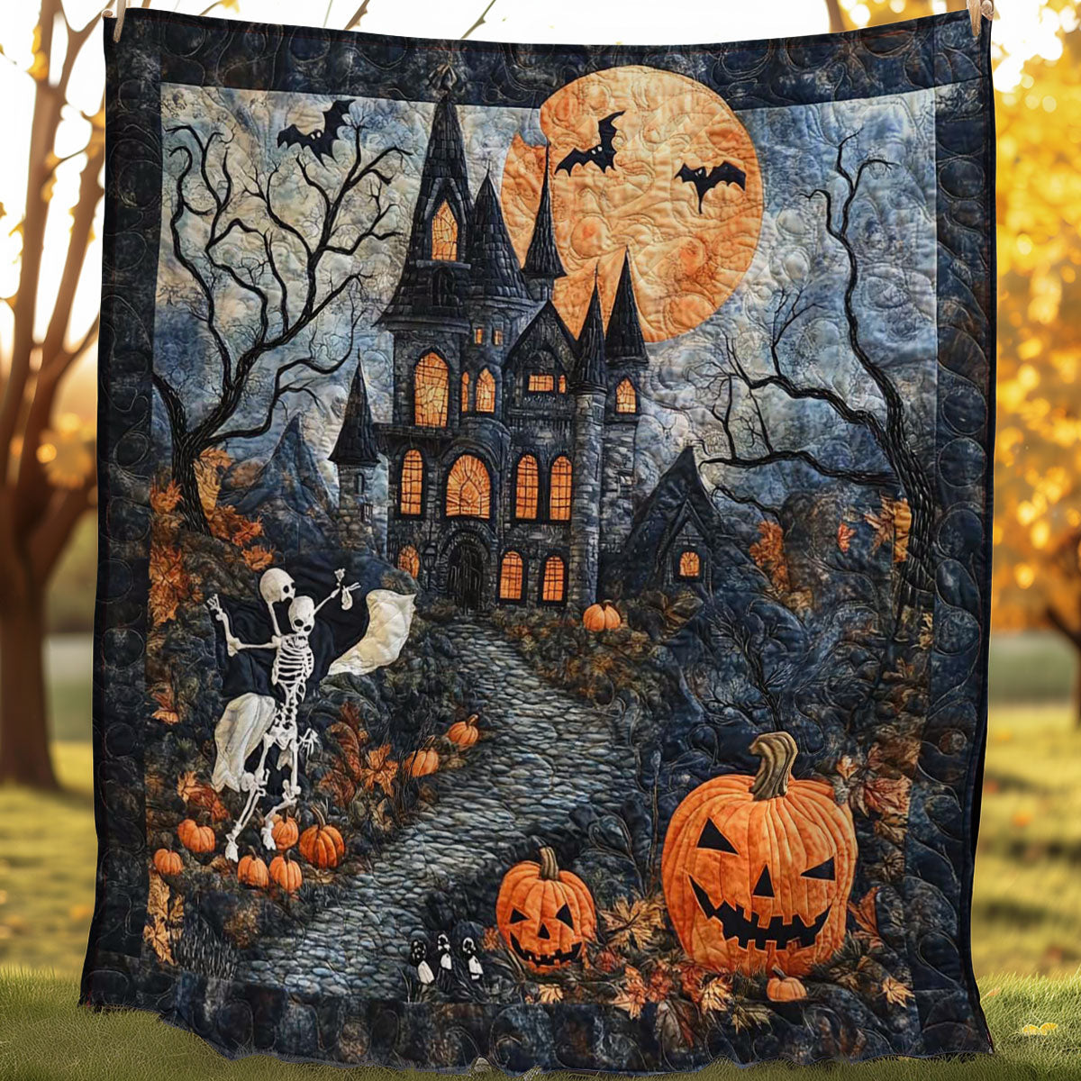 Halloween Titanic WN3107025CL Quilt Blanket