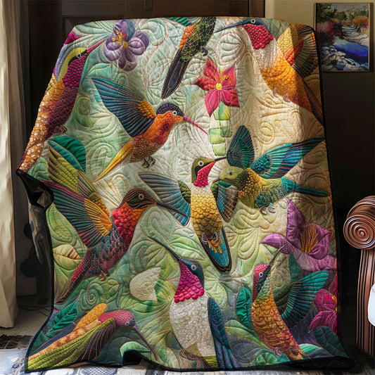 Hummingbird Paradise WN2708056CL Quilt Blanket