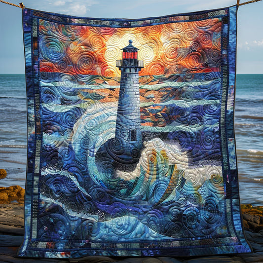 Lighthouse Harbor Throw WN1008052CL Quilt Blanket