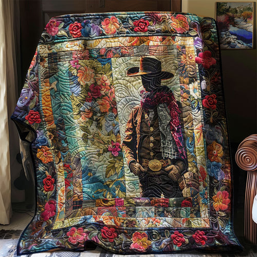 Lonestar Cowboy WN2108012CL Quilt Blanket