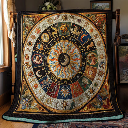 Native Zodiac Cosmos WN1709044CL Quilt Blanket